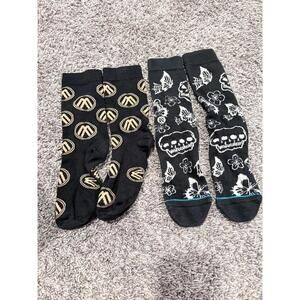 NWOT Stance skull socks and Nothing More band socks